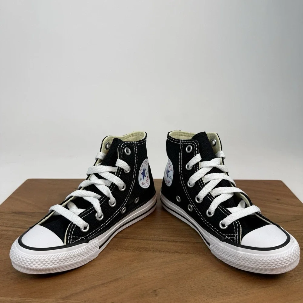 New Little Kids Converse Chuck Taylor All‎ Star High Black Sneaker Sz 11 C